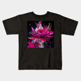 Floral Artwork Designs Kids T-Shirt